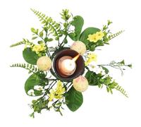 Candle Holder, Ring, Decorative, Colourful Eggs, Spring, Centerpiece, Wall Decoration, Home, Party, Tradition, Elegant Design, Lightweight ABS, Seasonal Gift, Warm, Cosy Environment