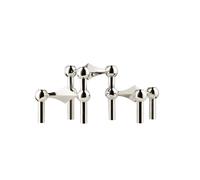 Candle Holder Set of 3 Chrome