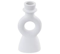 Candle Holder SPARTA Ceramic 17 cm Off-White