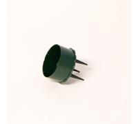 Candle Holders 2" Diameter Green Plastic Pack of 10