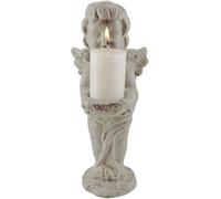 Candle Holders, Angel cherub Figurine Holder Candlesticks, Resin Tea Light Candle Holders,Angel Ornaments Candle for Home