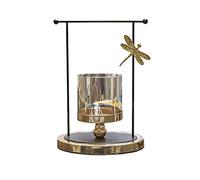 Candle Holders Iron Dragonfly Holder Decoration Retro Style Home Dining Table Romantic Candlelight Dinner Aromatherapy Send Candles Candlestick Holde