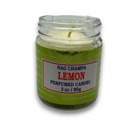 Candle Jar Lemon Nag Champa Satya Lemon - 85 gr. - 24 hours duration - HOSTENATURA