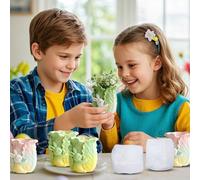 Candle Jar Mold, Silicone Easter Rabbit Embracing Cabbage Mould, Aromatherapy Candle Cup Mold for Home, Farmhouse, Holiday, Spring Party, Storage Container, Candy Jar, Flowerpot, or Plaster Making