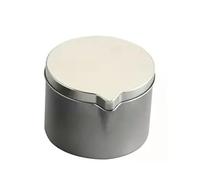 Candle Jars Metal Tins With Pour Spout For DIY Candle Making 12PCS Silver Black Empty Storage Box Cans Container(4oz Silver)