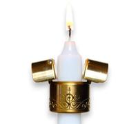 Candle Keeper - Vintage Automatic Candle Extinguisher | American Soild Brass Design | Elegant Flame Snuffer & Wick Trimmer | Home Safety Décor