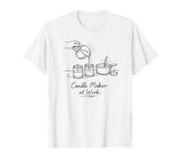 Candle Maker At Work Funny Candle Maker Chandler Gift T-Shirt