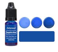 Candle Making Dye, 16 Vibrant Liquid Colours for Soy Wax and Wax Melts, Oil-Based Concentrated Colourants, 10ml Bottles with Dropper Tips (Royal Blue)