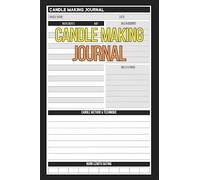 Candle Making Journal: Cute Logbook Gift For Homemade Candle Making Business Owners to Record the Ingredients, Recipes, Processes and Results of Their Projects