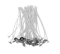 Candle Making Kit, 50 Pieces Cotton Candle Wicks, Pre-Waxed Scented Candles , Lightweight Organic Candle Wicks, Low Candle Wick Cores for Oil Lamps, Butter Lamps, Candles