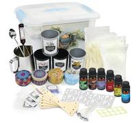 Candle Making Kit for Adults, 65 Pack Candle Making Supplies, Wax Melt Making Kit, Soy Wax Candle Candle Wicks, Wax Melter, Fragrance Oils, Candle Jars Dye Full DIY Candle Kit for Beginners