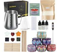 Candle Making Kit,Valentines DIY Scented Candle Making Kit for Adults & Beginners, Soy Wax for Candle Making with Melting Pot, Jars, Soy Wax, Dyes, Wicks, Fragrance Oils,Thanksgving Christmas Gifts