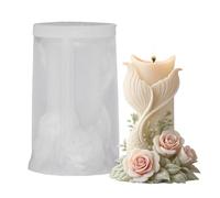 Candle Making Molds - 3D Mermaid Tail Flower Casting Mould,Concrete Craft Mould,for Cement Artists Beginners Art Teachers Hobbyists Craft Lovers Holiday Home Events Workshops
