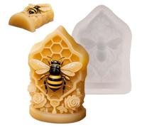 Candle Making Molds | Bee Easy Release Reusable | Resin Casting Wax Molds Silicone - for Epoxy Soap DIY Crafts Home Decor Spring Birthday Party Favors Adults Kids