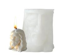Candle Making Molds | Reusable 3D Jesus Mary | Flexible Soap Making Molds for Beginners Women Adults Home Party Decoration Birthday Christmas Dessert
