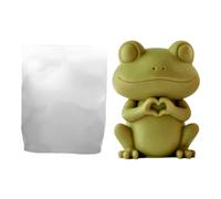 Candle Making Molds - Reusable Animal Shape Silicone, Easy Release Craft Tool, Turtle Frog Puppy | Fun DIY Candle Kit for Family Friends Students Men Women Easter Birthday Party Home Indoor Projects