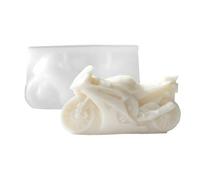 Candle Making Molds - Silicone Non-Stick 3D Motorcycle | Reusable DIY Wax Resin Casting Mould | Scented Soap Plaster Concrete Tool | Table Home Decoration Craft Accessories for Ceramic
