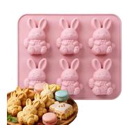 Candle Making Mould - 7.87 Inch Silicone Candle Making Mould | 6 Cavities Easter Mould - Non-Stick Moulding Tool for Soap, Gum, Cupcake, Fondant Jelly, Cake Decoration, Craft D