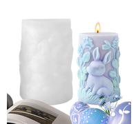 Candle Making Moulds, Rabbit Shape Heat Resistant DIY Tool - Easter Candle Mould for Easter Party Birthday Home