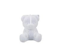 Candle Making Moulds Silicone Candle Mold Smiling Teddy Bear Animal Soap Resin Craft Plaster Making Kit Handmade Home Decor Gift