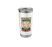 Candle Making Totally Make Scents Funny Wax Humor Stainless Steel Insulated Tumbler