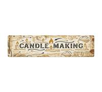 Candle Making Wax Craft Workshop Metal Tin Sign