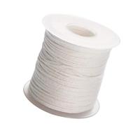 Candle Making Wicks - Cotton Candle Wicks | Oil Lamp Wickš, Cotton Wick - 61m 200ft White Roll for Making DIY Crafts | Wicking and Home Craft Supplies, Replacement Wick for Tiki Torch Alcohol