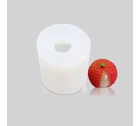 Candle Mold 3D Fruit Silicone Mould DIY Chocolate Baking Cake Molds Handmade Craft Wax Mould (Litchi B_1.44 * 1.52inch)