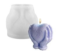 Candle Mold - Aromatherapy Candle Candle Silicone Heart Mold | Epoxy Resin Casting Mould Hand Holding Love in Hand Holding Holy Mould