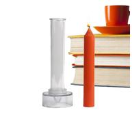 Candle Mold - Easy Release PC DIY Tool | Clear Tapered Candle Shape | Bee Molding Supplies Create Thin Smooth Candle Decorations for Christmas