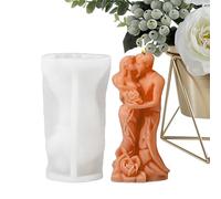 Candle mold lovers: to couples fondant cake handmade soap plaster epoxy resin | Romantic candles making molds for couples, gypsum handling resin projects from j