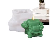 Candle Mold, Marine Candle Molds, Aromatherapy Epoxy Resin Gypsum Mold Turtle, Animal s 3D Silicone and Resin Casting Molds for Candle Making and Decoration