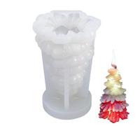Candle Mold Silicone Christmas | 3D Christmas Tree Silicone Mold - Home Decor For Apartment Student Living Room Desk Office School Thanksgiving Weekday Holiday