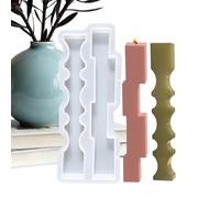 Candle Molds For Manufacturing,Long Wave Column Shape In Silicone,Easy Solving For Wax Casting | Making Scented Candles, Soap, Wax Crafts, Home Decor and
