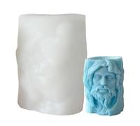 Candle Molds - Non-stick Silicone Jesus Mary,Flexible Soap Making Molds | For Women Beginners Craft Lovers Resin Dessert Home Decoration Birthday