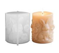 Candle Molds - Rabbit Egg Silicone Casting Tool, Reusable Handmade Candle Mould for Creative Crafts | Easter Party, Birthday Party, Home, Indoor, Gift for Adults, Students, Fre