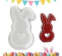 Candle Molds | Rabbit Figures for Epoxy Resin and Art - Hollow Heart Scented Candle Making Mold | for Dinners, Weddings, Parties, Home, Bedroom and Center