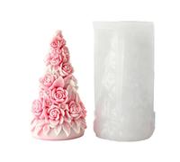 Candle Molds | Rose Tree Shape Reusable Crafts | 3D Tree Molds | For Seasonal Holiday Parties at Home Family Workshop Activity Creation