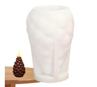 Candle Molds Silicone,Pine Cone Reusable Craft Supplies - Christmas Decorations Casting Silicone Molds | for Thanksgiving Wax Resin Casting Epoxy Clay Arts & Crafts Dessert
