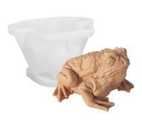 Candle Mould, 3D Silicone Candle Making Mold, Frog Candle Molds Animal Shaped Resin Molds for Making Candle Soap Room Decor rations Cake Top Fondant Decor rations for Candles Casting