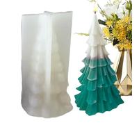 Candle Mould for Christmas Tree,Christmas Candle Molds | Silicone Mould for Tree Christmas Silicone Moulds,Christmas Molds Christmas Decorations for Desserts, Chocolates, Family