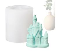 Candle Mould Reusable Silicone Mould for Art Projects | 3D castle casting mould for epoxy resin, plaster, soap, school, projects, studio, family celebrations