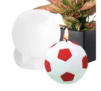 Candle Mould - Round Dessert Silicone Form, Candy Soap Shaper | Edible Art Design Mold, Realistic Textured Ball Structure Craft Candle Creation Kit Special Occasion Treat Centerpiece