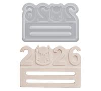 Candle mould, with non-stick properties for easy removal when crafting, silicone craft moulds, for friends, family, party, holiday, and New Year, indoor and outdoor, kitchen, living room
