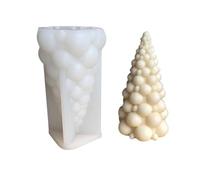 Candle Moulds Candle Silicone Mold 3D Bubble Tree Scented Candle Gypsum Resin Making Mould Chocolate Baking Tool Holiday Decor(Bubble Tree-8 * 14.2cm)