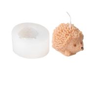 Candle Moulds Candle Silicone Mold 3D Cute Hedgehog -Animal Shape Read Book Soap Resin Craft Plaster DIY Making Kit Handmade Home Decor(Style-02)