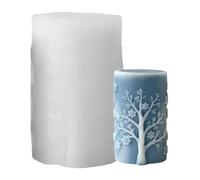 Candle Moulds, Christmas Decorations Silicone for Home, Plaster and Epoxy Resin Craft Moulds, for Gummy Clay Living Room Porch Fireplace Kitchen Party Thanksgiving Birthday