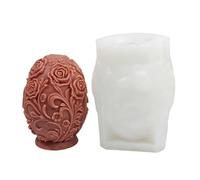 Candle Moulds Eggs Silicone Mould Flowers Eggs Casting Mould Mould Mould Craft for Home Decoration Silicone Candles Casting Silicone Plaster