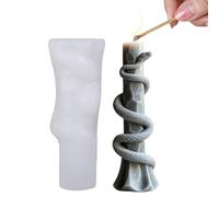 Candle Moulds - Resin Shape | Snake Mold - 8" Easy Release Snake Candle Shape for DIY Art, Aromatherapy Candles and Home Decor, for Lovers and Craftsmen