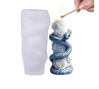 Candle Moulds - Resin Shape | Snake Mold - 8" Easy Release Snake Candle Shape for DIY Art, Aromatherapy Candles and Home Decor, for Lovers and Craftsmen